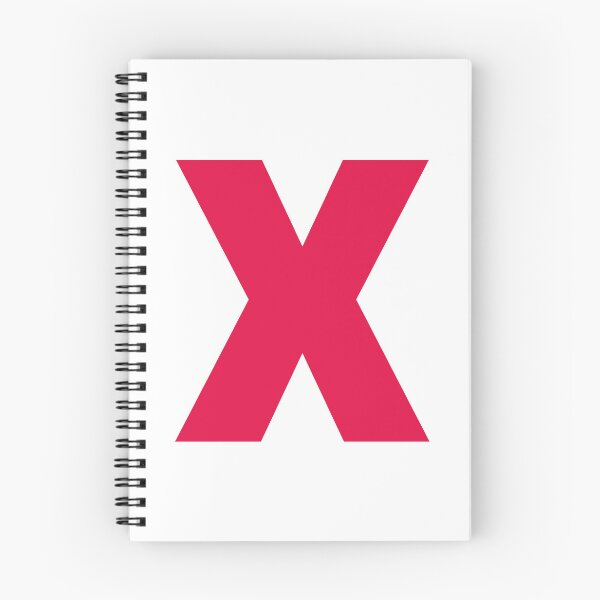 Item preview, Letter X RED designed and sold by stickerwicker.