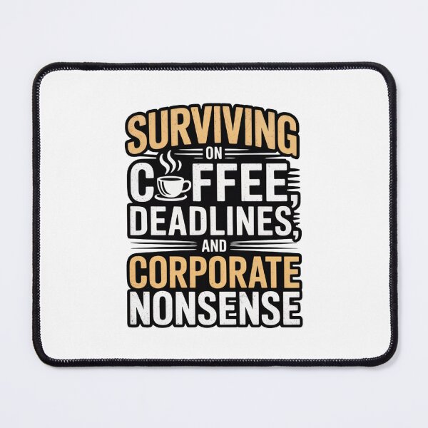 Item preview, Surviving on Coffee | T-Shirt designed and sold by NicolasGlowArt.