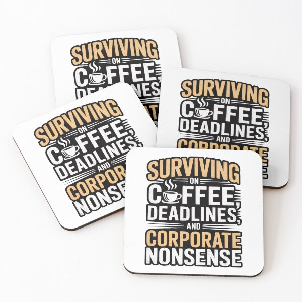 Item preview, Surviving on Coffee | T-Shirt designed and sold by NicolasGlowArt.