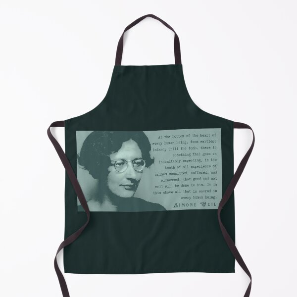 Item preview, Simone Weil quote: At the bottom of the heart of every human being, from earliest infancy until the tomb, there is something that goes on indomitably expecting, designed and sold by artbleed.