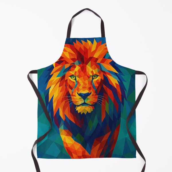 Item preview, Abstract Lion - Blue designed and sold by ArtyApe.