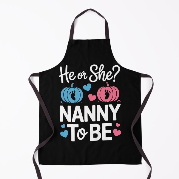 Item preview, Halloween He or She Nanny to Be Pumpkin Gender Reveal designed and sold by BakeryDozen.