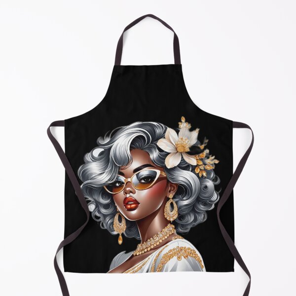 Item preview, Afro Goddess – Elegant White Glamour designed and sold by Lulunza.