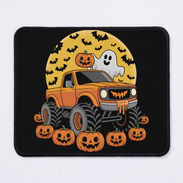 Item preview, Halloween Monster Truck Ghost Pumpkin Boys Halloween designed and sold by BakeryDozen.