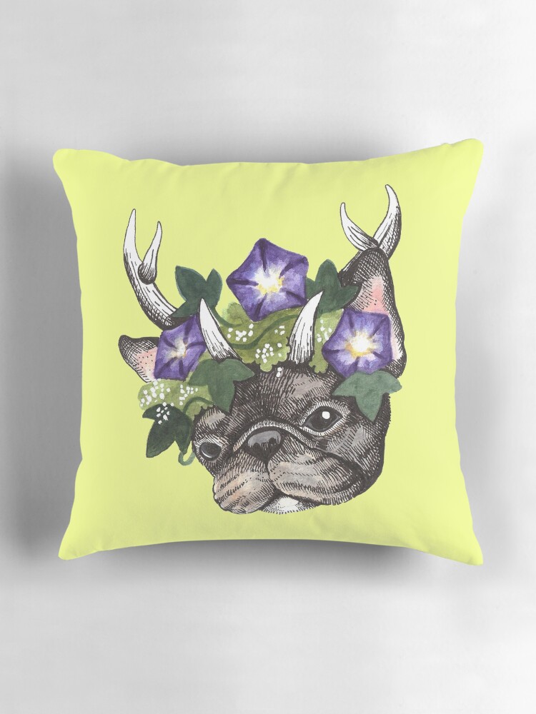 Thumbnail 3 of 4, Pillow, Princess Lulu designed and sold by serenekitchen.