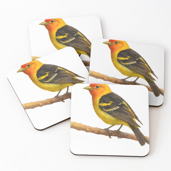 Item preview, Western Tanager (Piranga ludoviciana) designed and sold by HOMETOWN86.