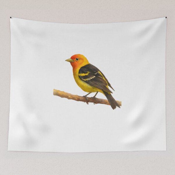 Item preview, Western Tanager (Piranga ludoviciana) designed and sold by HOMETOWN86.