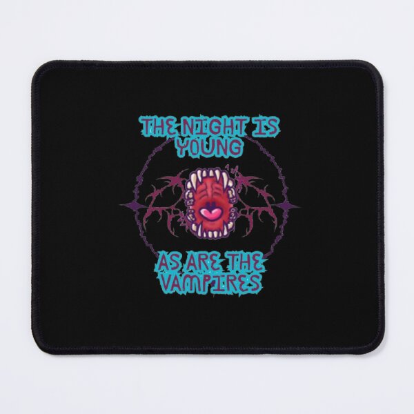 Item preview, The night is young, as are the vampires – Gothic Halloween Design designed and sold by ByaStudio.
