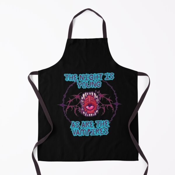 Item preview, The night is young, as are the vampires – Gothic Halloween Design designed and sold by ByaStudio.