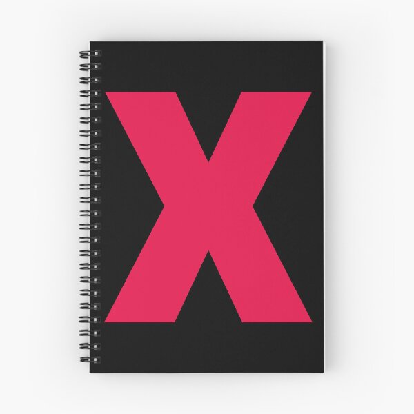 Item preview, Letter X RED FREE designed and sold by stickerwicker.