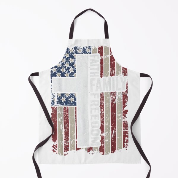 Item preview, Faith Family Freedom - Patriotic Christian Vintage USA Flag designed and sold by Orishaapelaa.