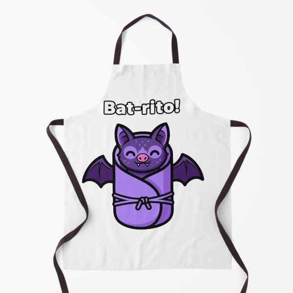 Item preview, Adorable purple cartoon bat wrapped up like a burrito designed and sold by Regazy.