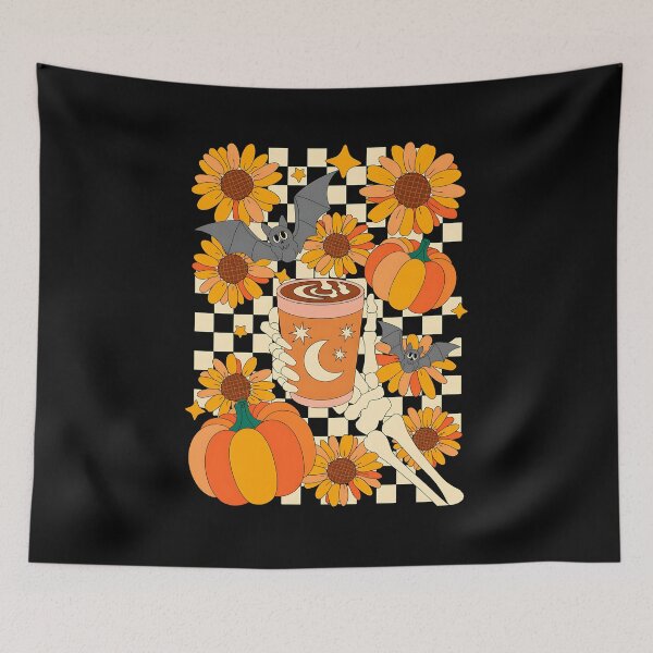 Item preview, Halloween Skeleton Coffee, Spooky Sunflowers Pumpkin Spice designed and sold by BakeryDozen.