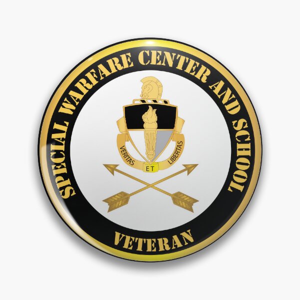 Item preview, SOF - JFK Special Warfare Center and School Veteran X 300 designed and sold by Military Insignia Products.