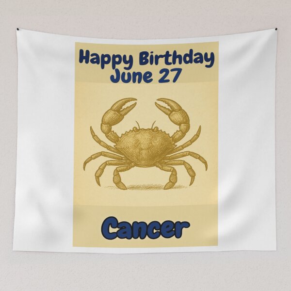 Item preview, Birthday Zodiac Sign – June 27 designed and sold by ariksworld.
