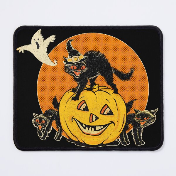 Item preview, Retro Halloween Black Cats TS01 designed and sold by BessoChicca.