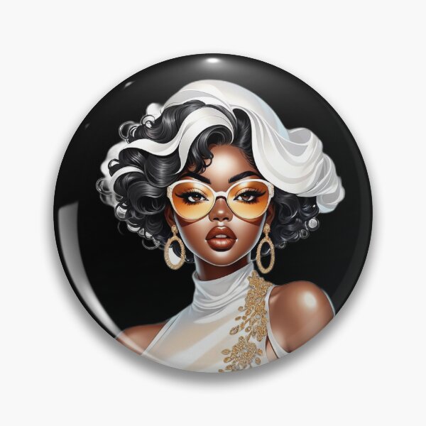 Item preview, Melanin Fashionista – Elegant Afro Glam designed and sold by Lulunza.