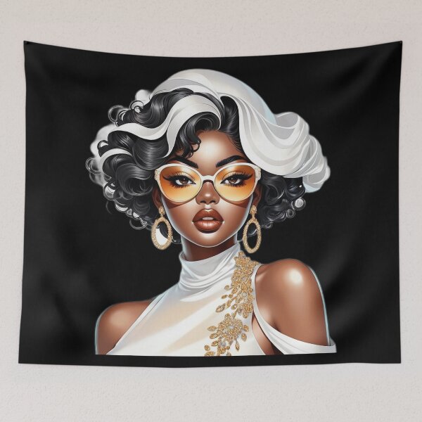 Item preview, Melanin Fashionista – Elegant Afro Glam designed and sold by Lulunza.
