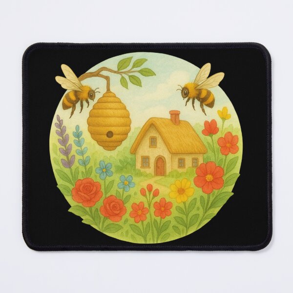 Item preview, Beautiful Bees Artwork designed and sold by Planetporridge.