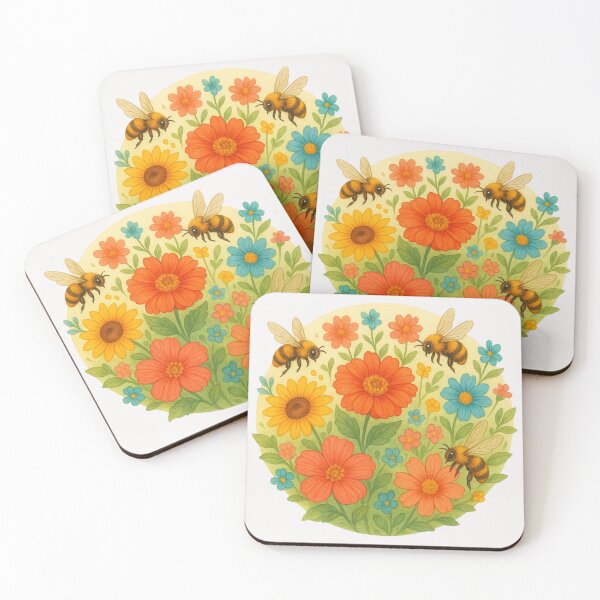 Item preview, Beautiful Bees Graphic designed and sold by Planetporridge.
