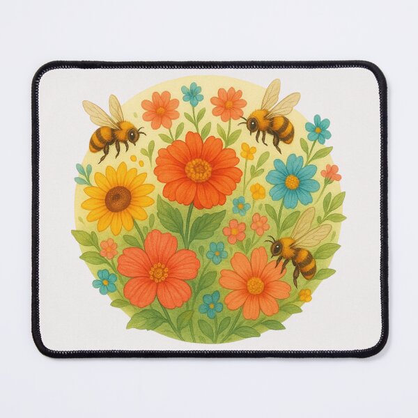 Item preview, Beautiful Bees Graphic designed and sold by Planetporridge.