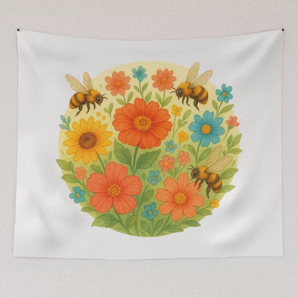 Item preview, Beautiful Bees Graphic designed and sold by Planetporridge.