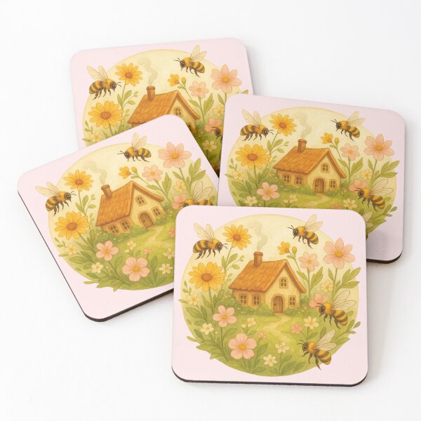 Item preview, Beautiful Bees Art designed and sold by Planetporridge.