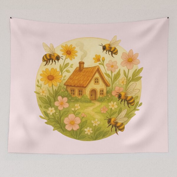 Item preview, Beautiful Bees Art designed and sold by Planetporridge.