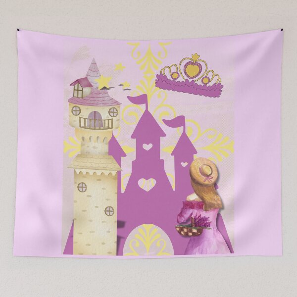 Item preview, Princess Castle Fairytale Art designed and sold by IREMORHAN.