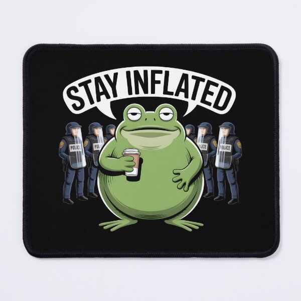 Item preview, Resist Portland Frog Stay Inflated designed and sold by Avenius Graphics.