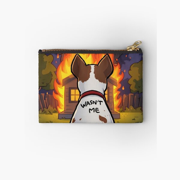 Item preview, Cartoon Dog Watching Fire – Wasn’t Me designed and sold by eslovable.