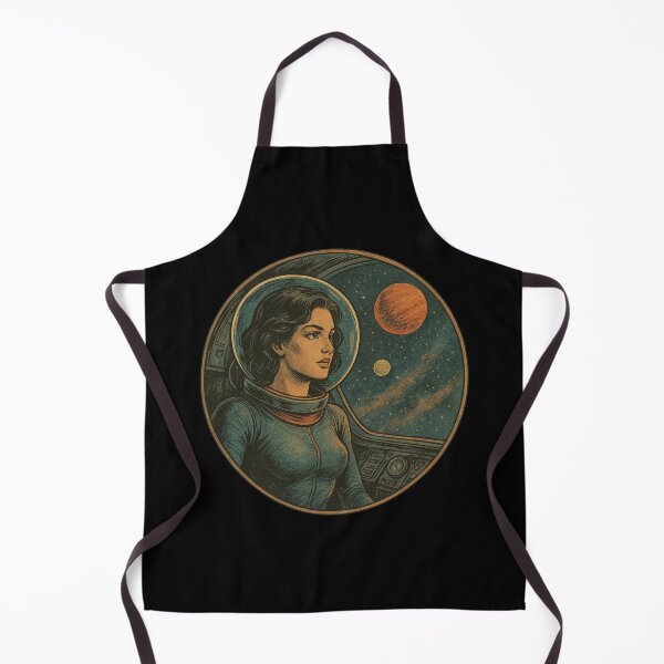 Artikelvorschau, Weltraumfrau Kunst entworfen und verkauft von Planetporridge.