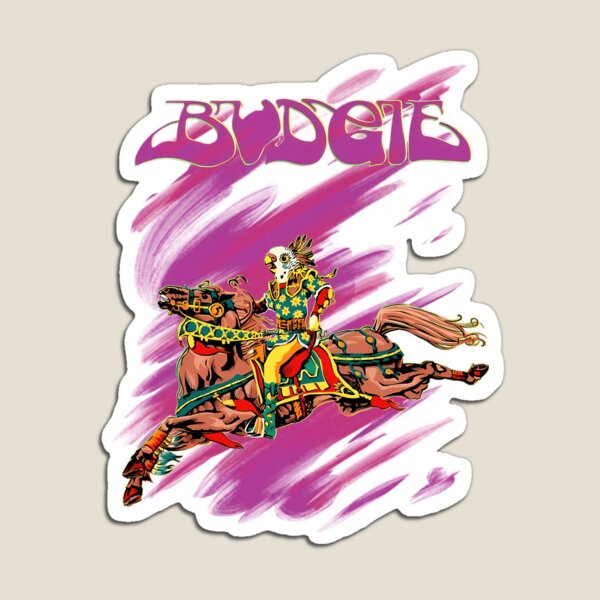 Item preview, budgie band Lyrics Rock 70S Popular 90S Tour Punk Song 80S Funny Band Music Retro Vintage Album designed and sold by VeronicaJimenre.