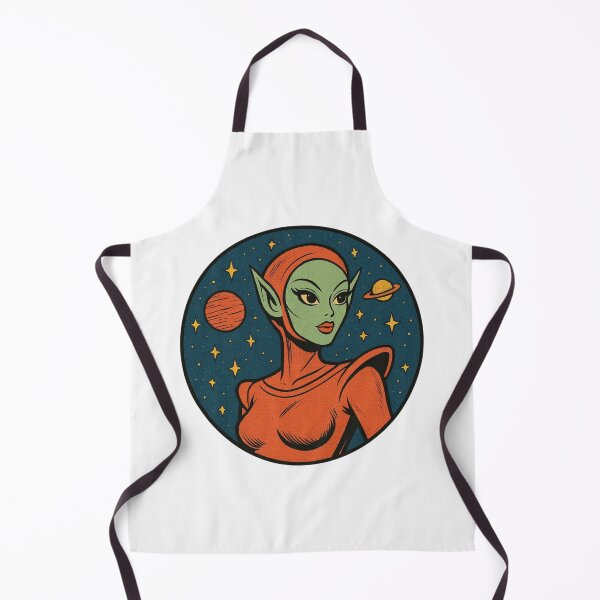Item preview, Retro Space Woman Art designed and sold by Planetporridge.