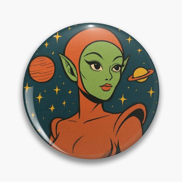 Item preview, Retro Space Woman Design designed and sold by Planetporridge.