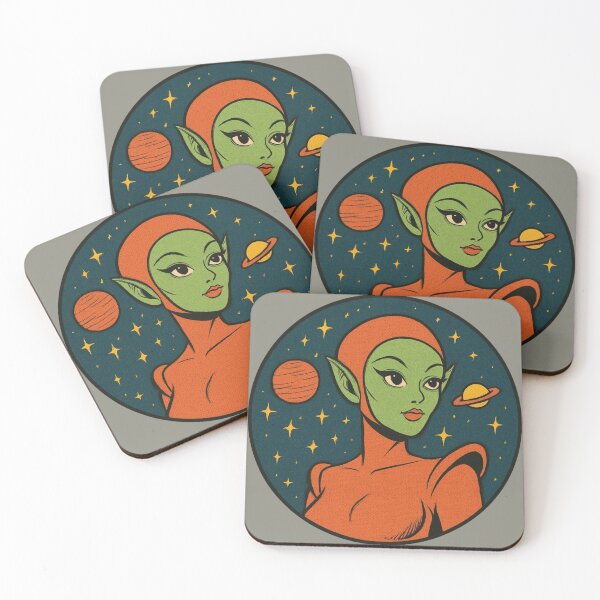 Item preview, Retro Space Woman Design designed and sold by Planetporridge.