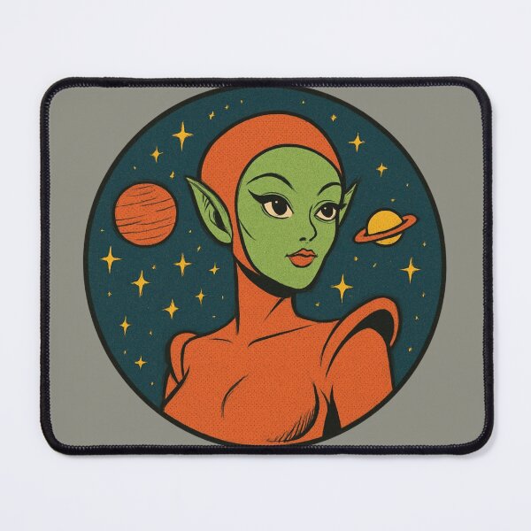 Item preview, Retro Space Woman Design designed and sold by Planetporridge.