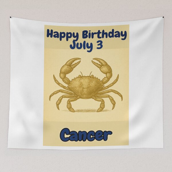 Item preview, Birthday Zodiac Sign – July 3 designed and sold by ariksworld.