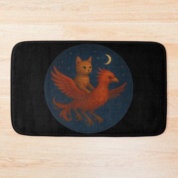 Item preview, Cat Riding A Phoenix Design designed and sold by Planetporridge.