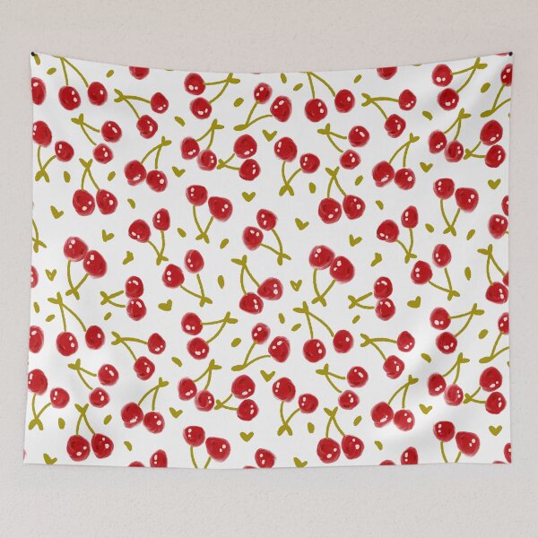 Item preview, Sweet Cherries Fruit Pattern designed and sold by Farissa Designs.