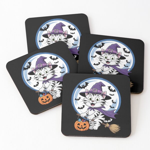 Item preview, Halloween Witch Scottish Fold Moon Coupari designed and sold by BakeryDozen.