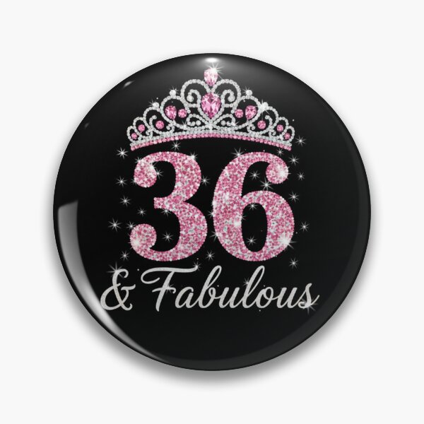 Item preview, Women’s 36 and Fabulous | 36th Birthday Crown Design | Elegant Pink Gold Celebration Gift | 36th Birthday designed and sold by svarupa.