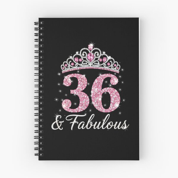 Item preview, Women’s 36 and Fabulous | 36th Birthday Crown Design | Elegant Pink Gold Celebration Gift | 36th Birthday designed and sold by svarupa.