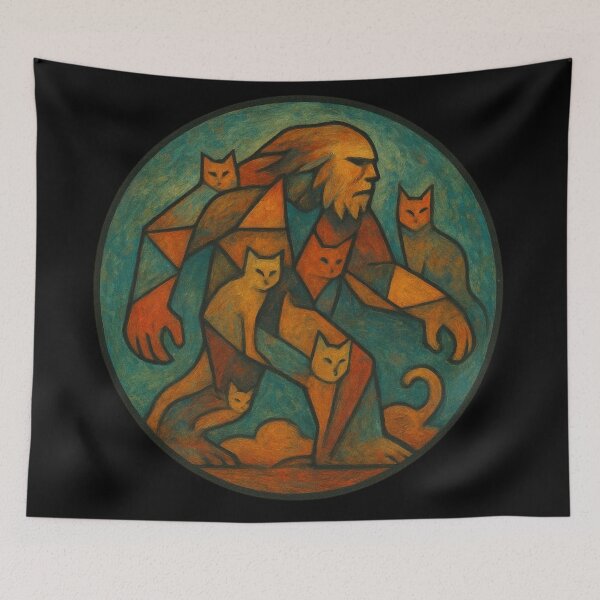 Item preview, Bigfoot With Cats designed and sold by Planetporridge.