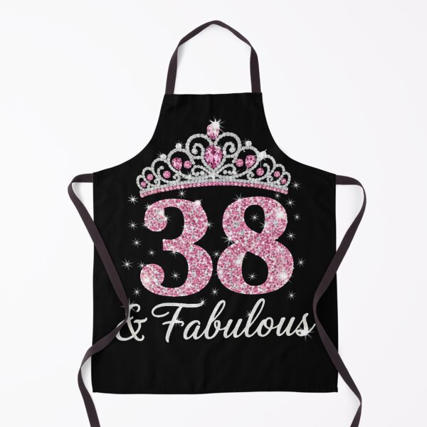 Item preview, Women’s 38 and Fabulous | 38th Birthday Crown Design | Elegant Pink Gold Celebration Gift | 38th Birthday designed and sold by svarupa.