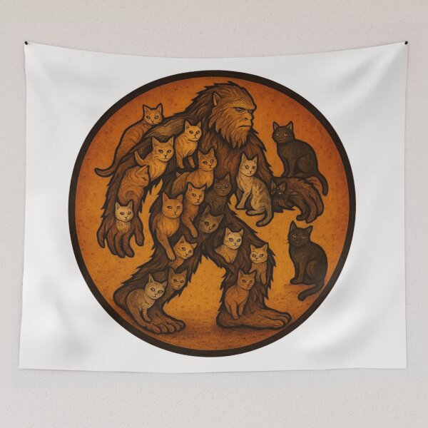 Item preview, Bigfoot Cats Design designed and sold by Planetporridge.