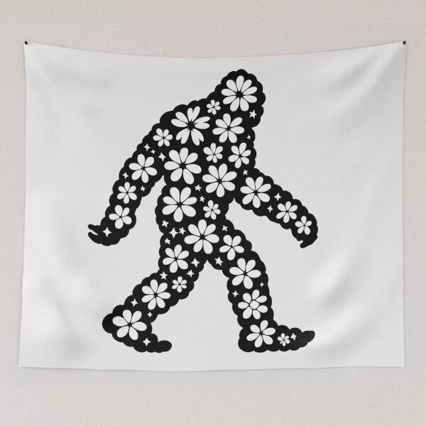 Item preview, Flower Bigfoot Art designed and sold by Planetporridge.