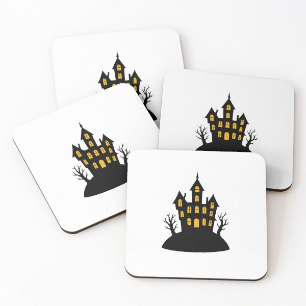 Item preview, Haunted Hill Manor – Glowing Halloween Silhouette designed and sold by BoldApparel.