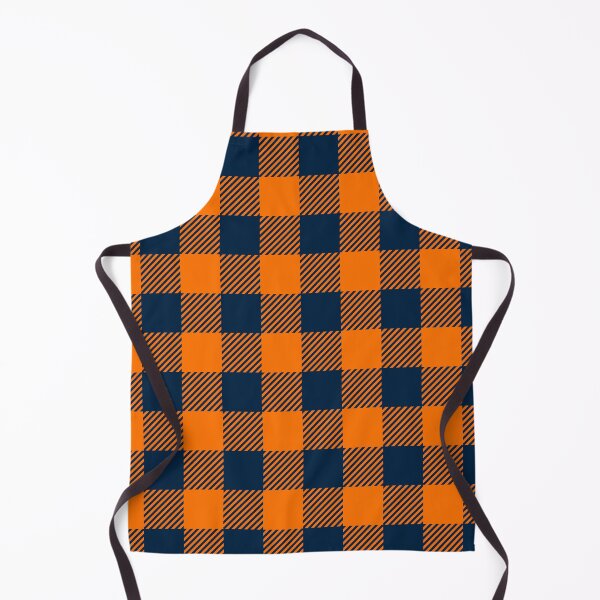 Item preview, Orange Sailor Blue Large Buffalo Plaid Gingham Print All Over Plaid designed and sold by Feeling Artsy.
