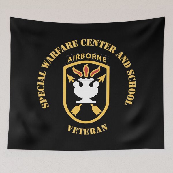Aperçu de l'œuvre SOF - JFKSWCS - SSI - Vétéran avec Backgrnd X 300 créée et vendue par Military Insignia Products.